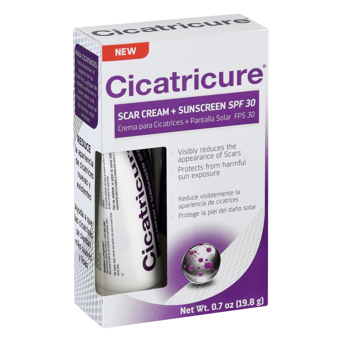 slide 7 of 12, Cicatricure SPF 30 Scar Cream + Sunscreen 0.7 oz, 0.7 oz