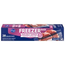 Kroger Reclosable Gallon Freezer Bags
