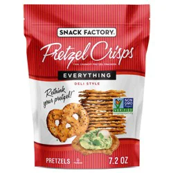 Snack Factory Everything Pretzel Crisps, 7.2 oz