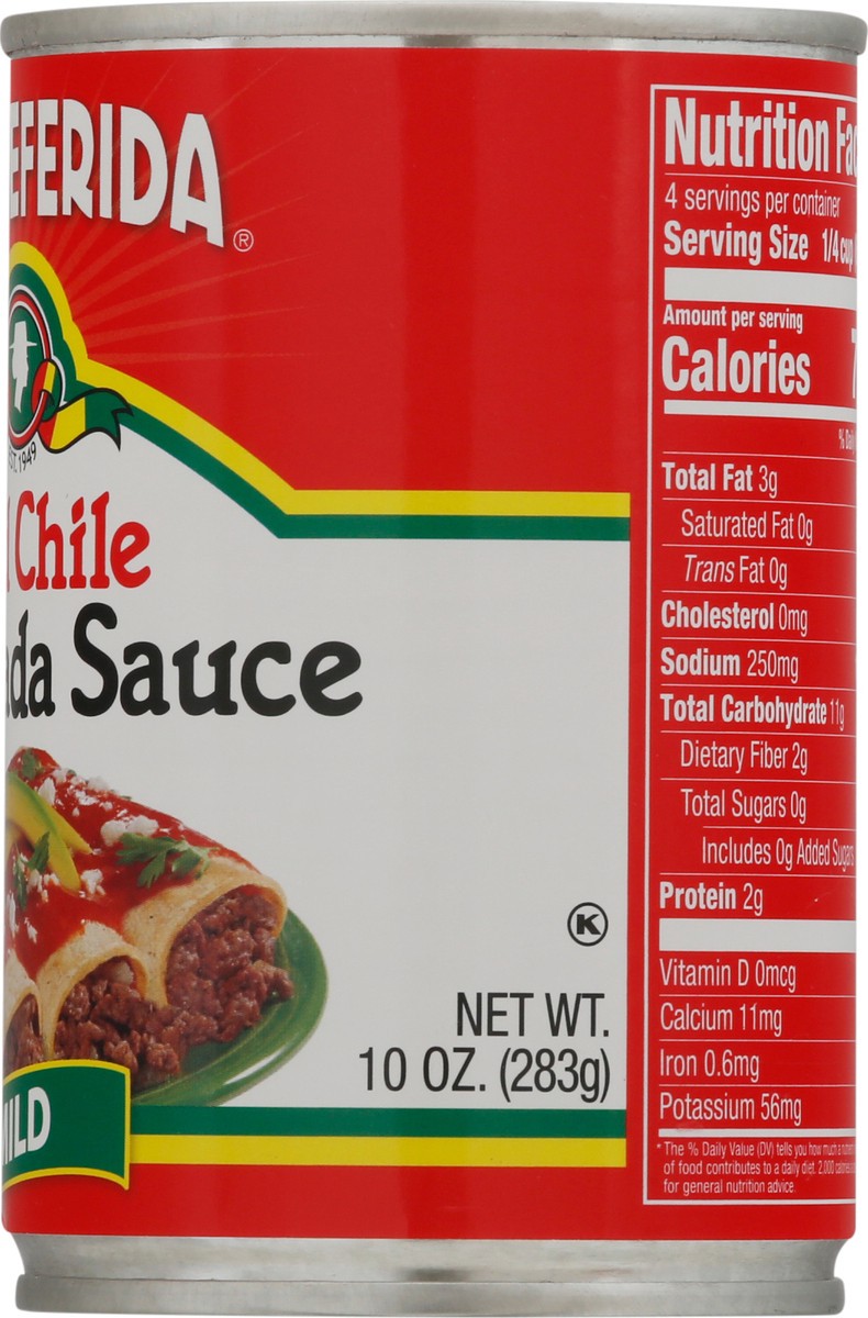 slide 8 of 9, La Preferida Mild Red Chili Enchilada Sauce 10 oz, 10 oz