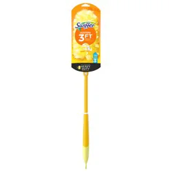 Swiffer Dusters with Extension Pole, Cleaning Kit includes 3ft Extendable Handle + 3 Duster Refills