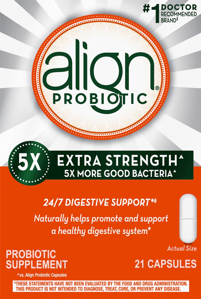 slide 2 of 2, Align Extra Strength Probiotic, 21 Ct, 21 ct