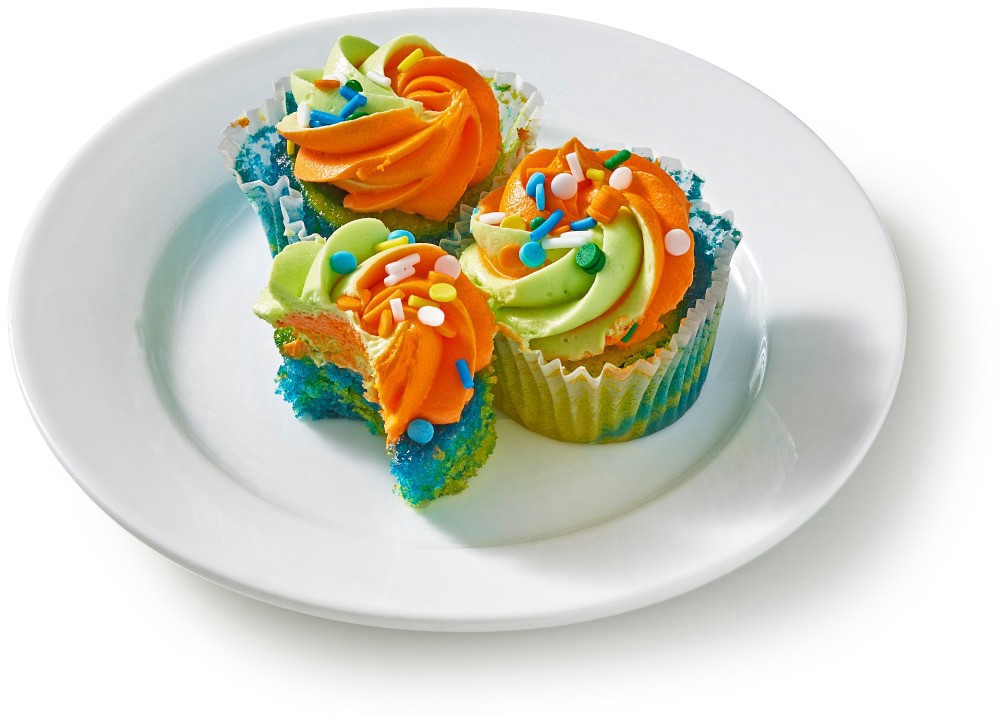 slide 3 of 4, Bakery Fresh Multicolored Mini Cupcakes, 12 ct; 10 oz