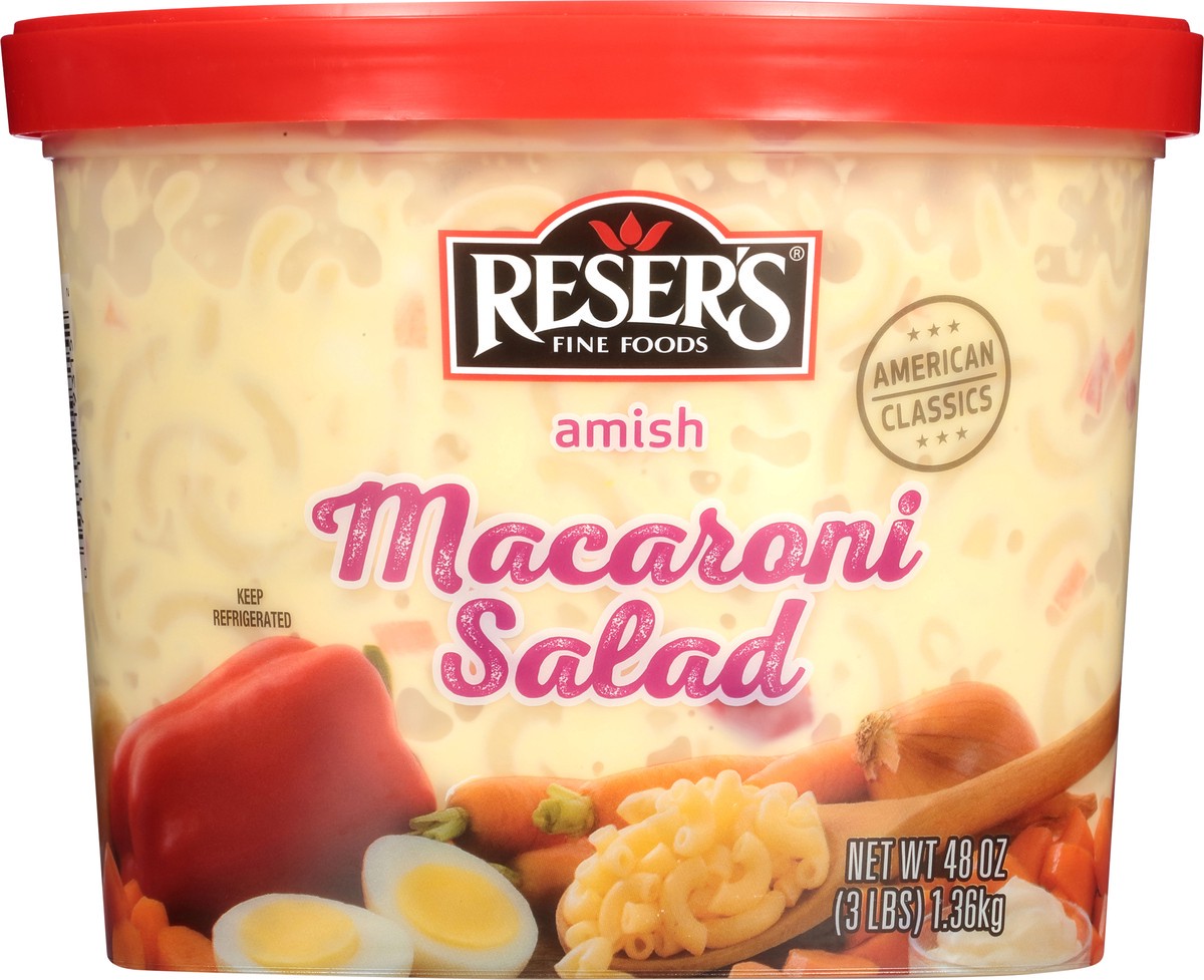 slide 4 of 7, Reser's Amish Macaroni Salad, 48 oz