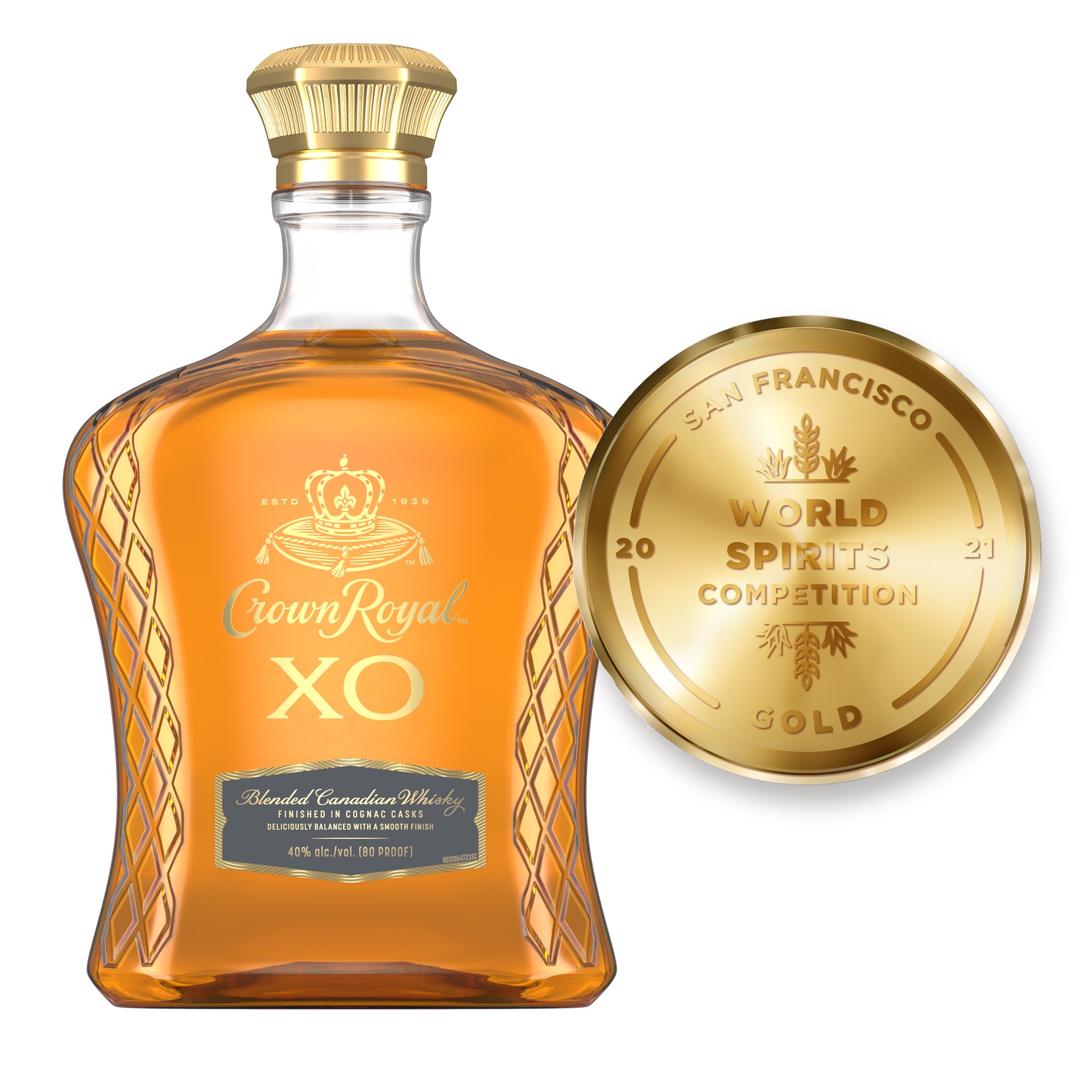 slide 4 of 5, Crown Royal XO Blended Canadian Whisky, 375 mL, 375 ml