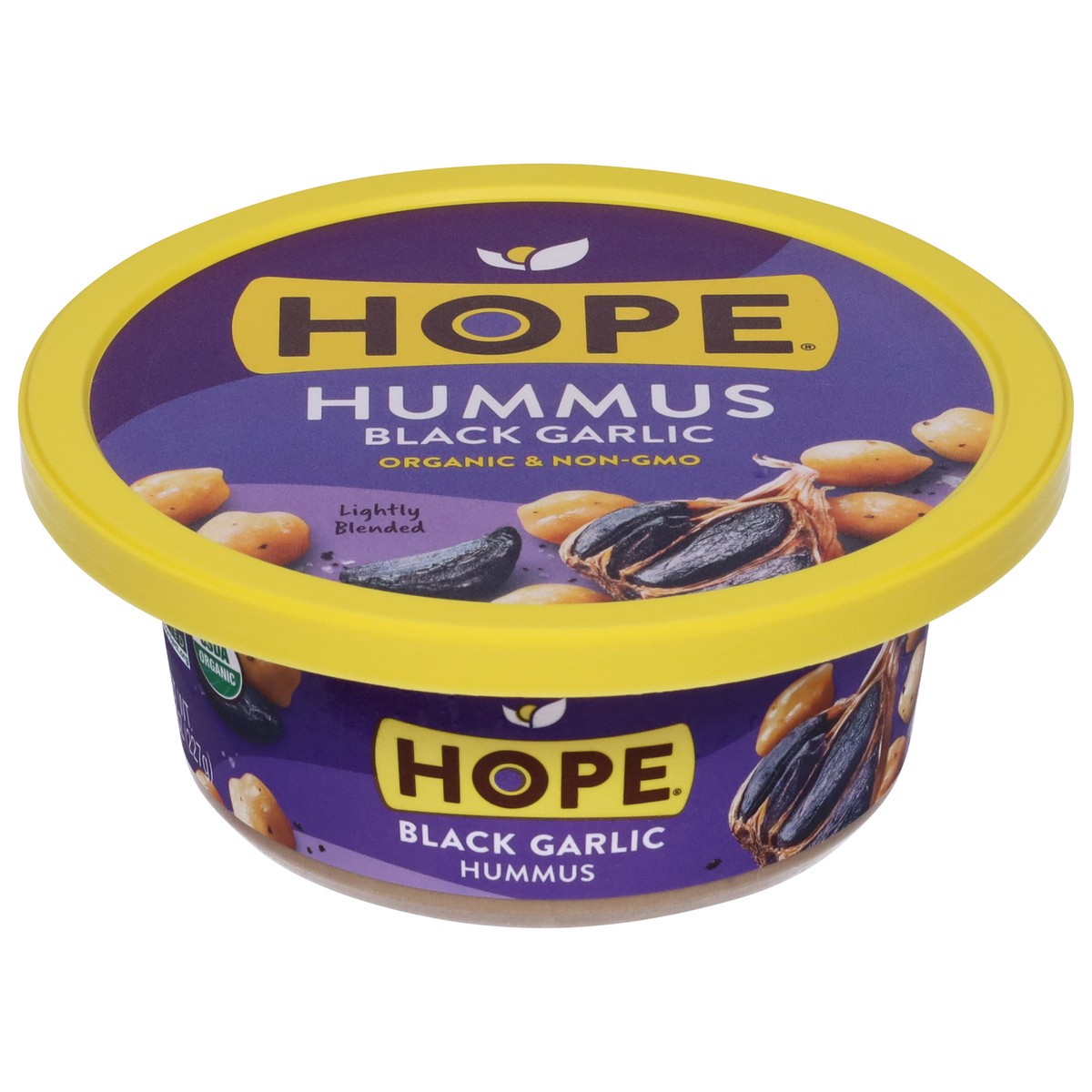 slide 1 of 3, Hope Foods Httraders Hope Black Garlic Hummus, 8 oz