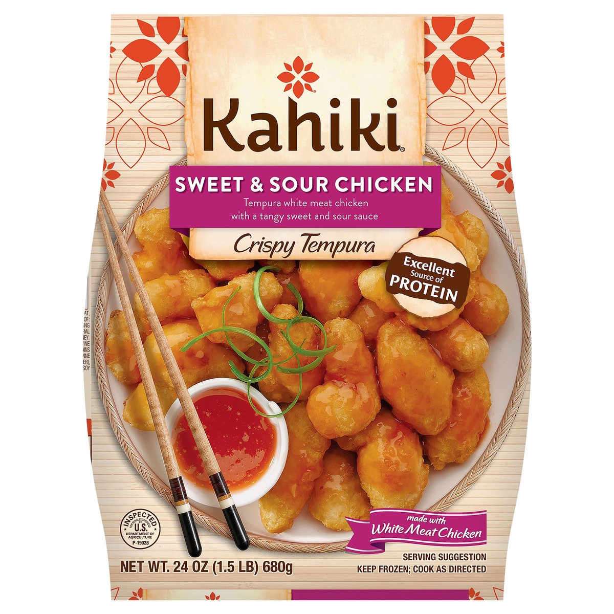slide 1 of 2, Kahiki Sweet & Sour Chicken Crispy Tempura 24 oz, 24 oz