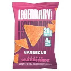 Legendary Foods Popped Barbecue Flavored Protein Chips 1.2 oz