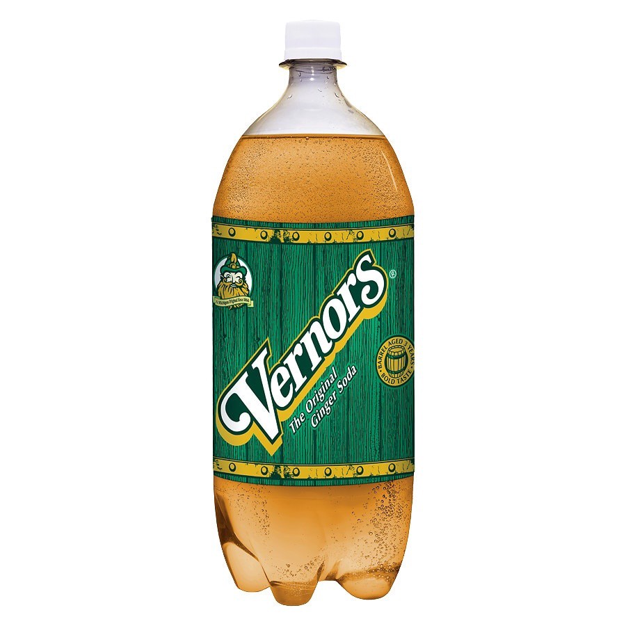 slide 1 of 1, Vernors Soda Ginger, 2 liter