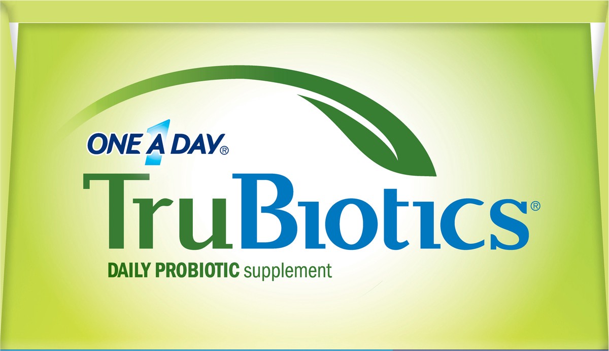 slide 7 of 8, One A Day Trubiotics Value Size Vegetarian Capsules Daily Probiotic Supplement 60 ea Box, 60 ct