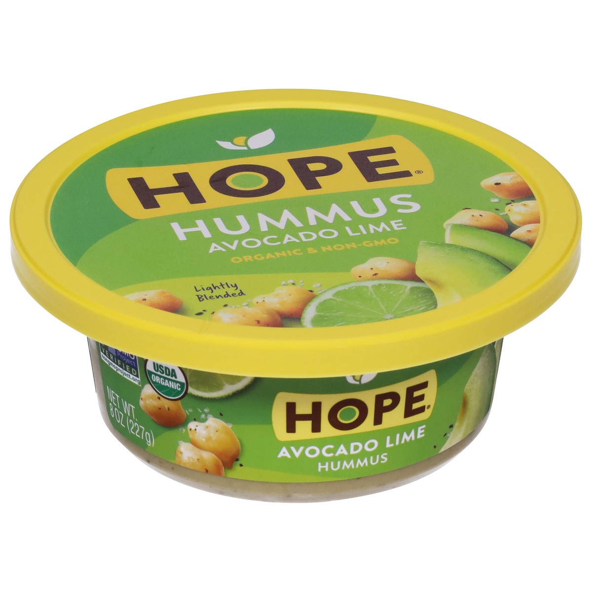 slide 2 of 9, Hope Foods Avocado Lime Hummus 8 oz, 8 oz