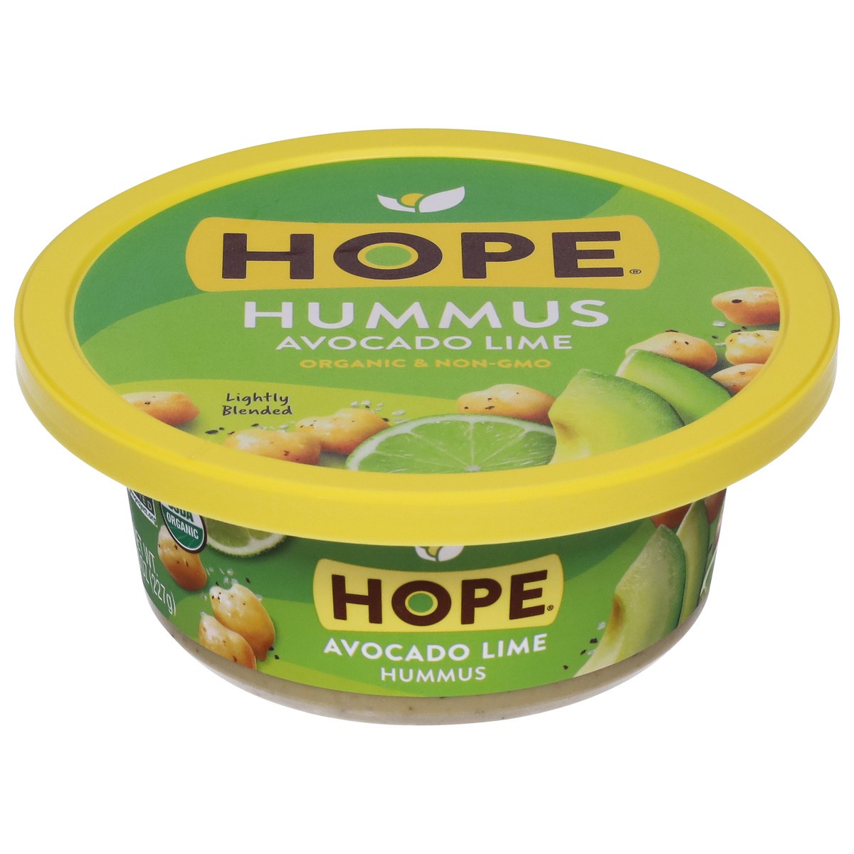 slide 1 of 9, Hope Foods Avocado Lime Hummus 8 oz, 8 oz