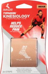 Mueller Typhoon Beige Kinesiology Therapeutic Tape 20 ea Box