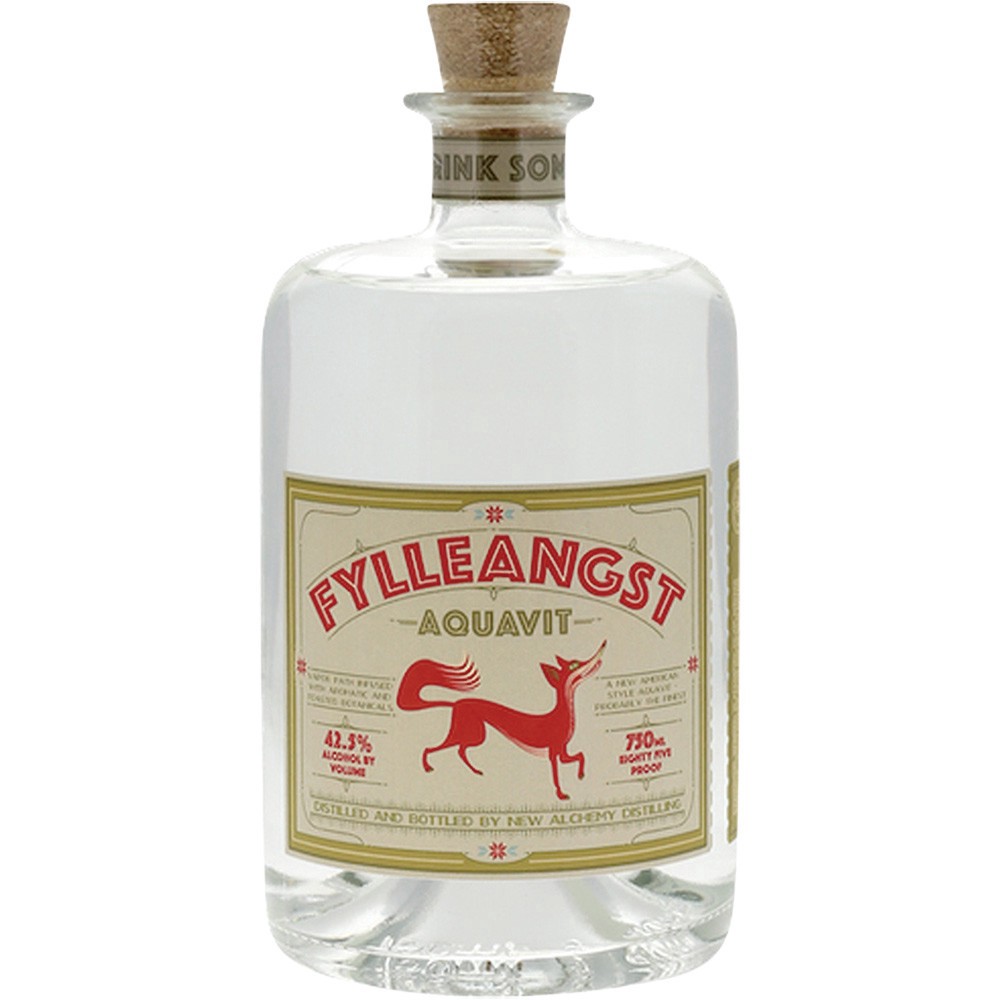 slide 1 of 1, Fylleangst Aquavit, 750 ml