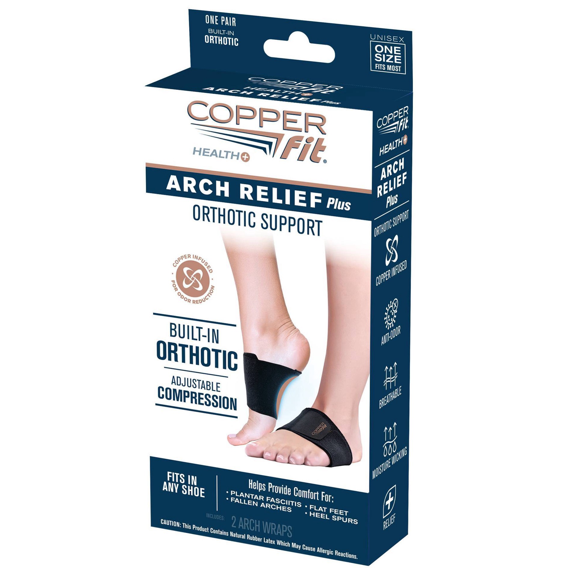 slide 5 of 6, Copper Fit Arch Relief Orthotic Support 2 ea, 1 ct