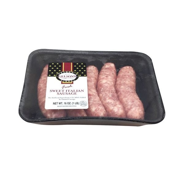 slide 1 of 1, Gelson's Sweet Italian Pork Sausage, 16 oz