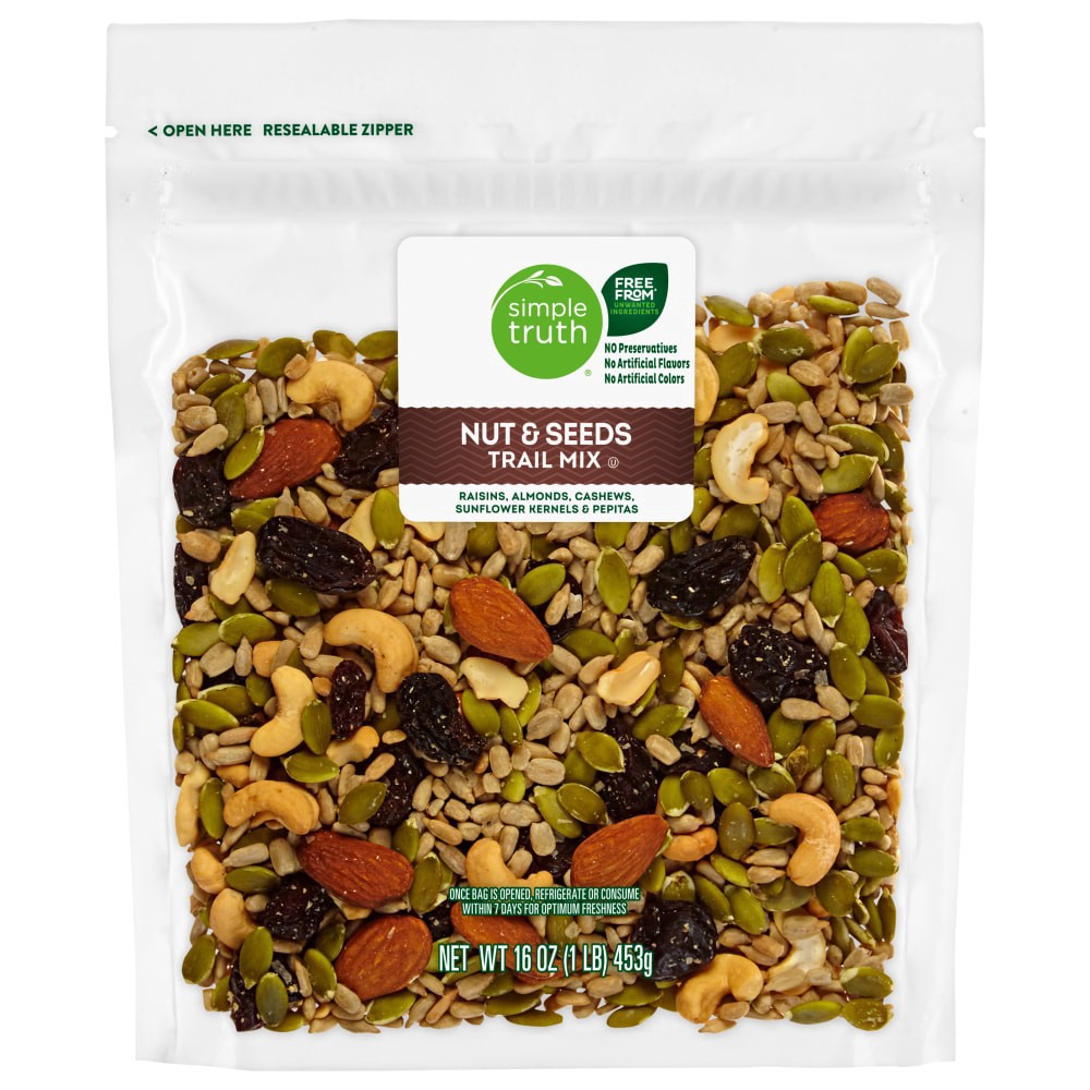slide 1 of 2, Simple Truth Nut & Seeds Trail Mix, 16 oz
