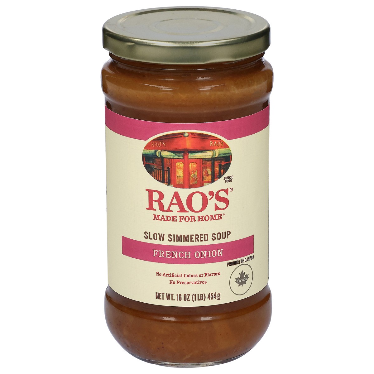slide 13 of 13, Rao's Made for Home Slow Simmered French Onion Soup 16 oz,