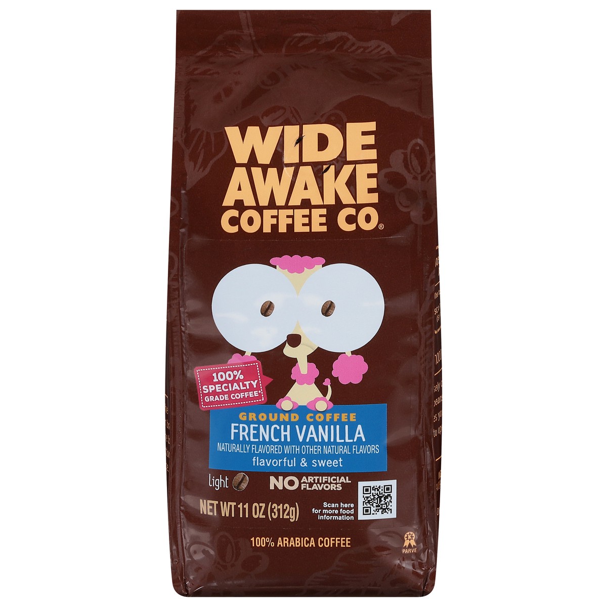 slide 1 of 10, Wide Awake Coffee Co. Light Roast French Vanilla 100% Arabica Ground Coffee - 11 oz, 11 oz