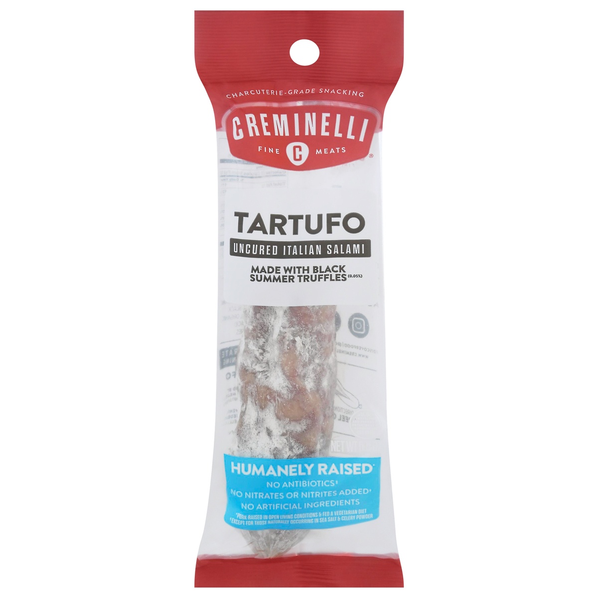 slide 1 of 1, Creminelli Fine Meats Tartufo Uncured Italian Salami, 5.5 oz