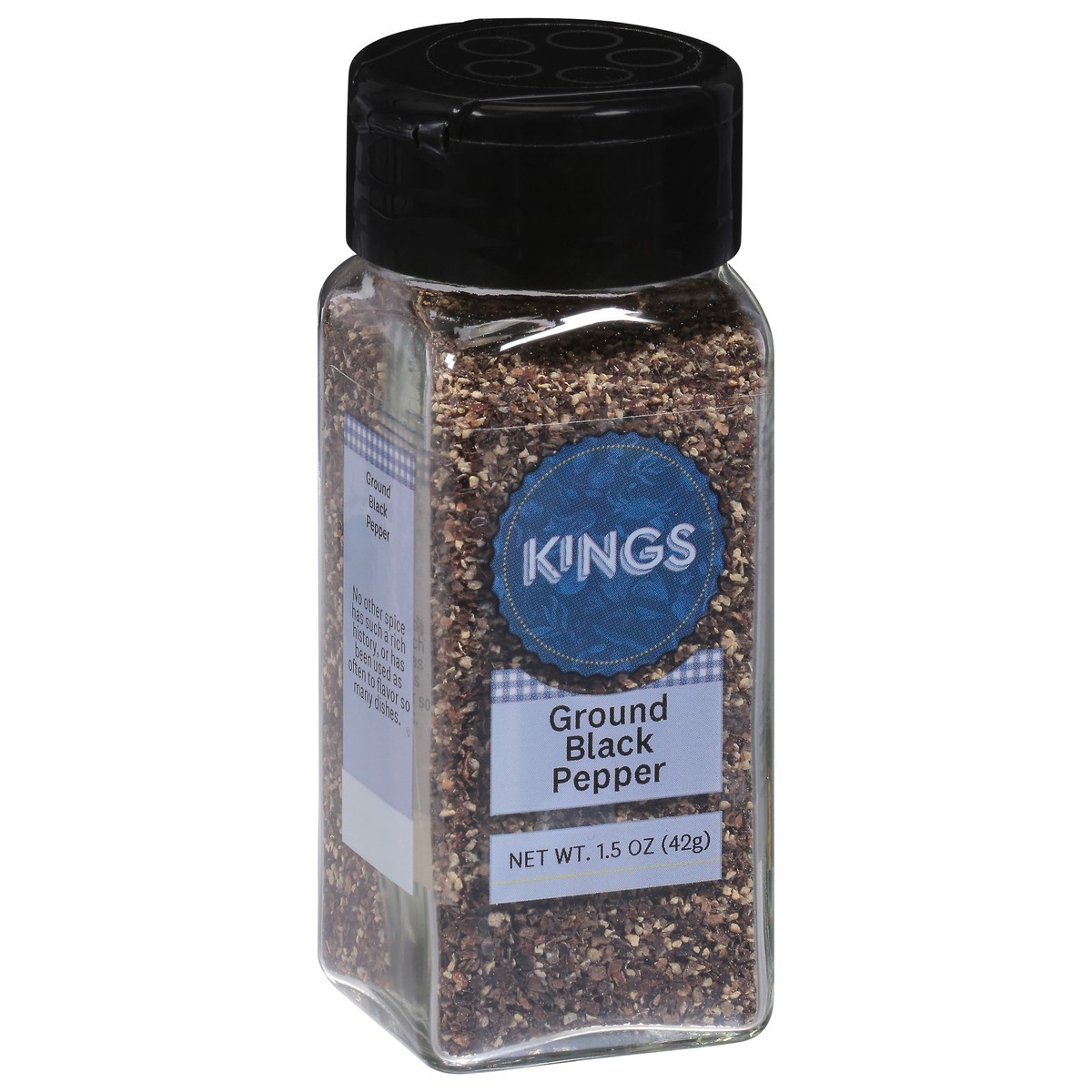 slide 3 of 12, Kings Ground Black Pepper 1.5 oz, 1.5 oz