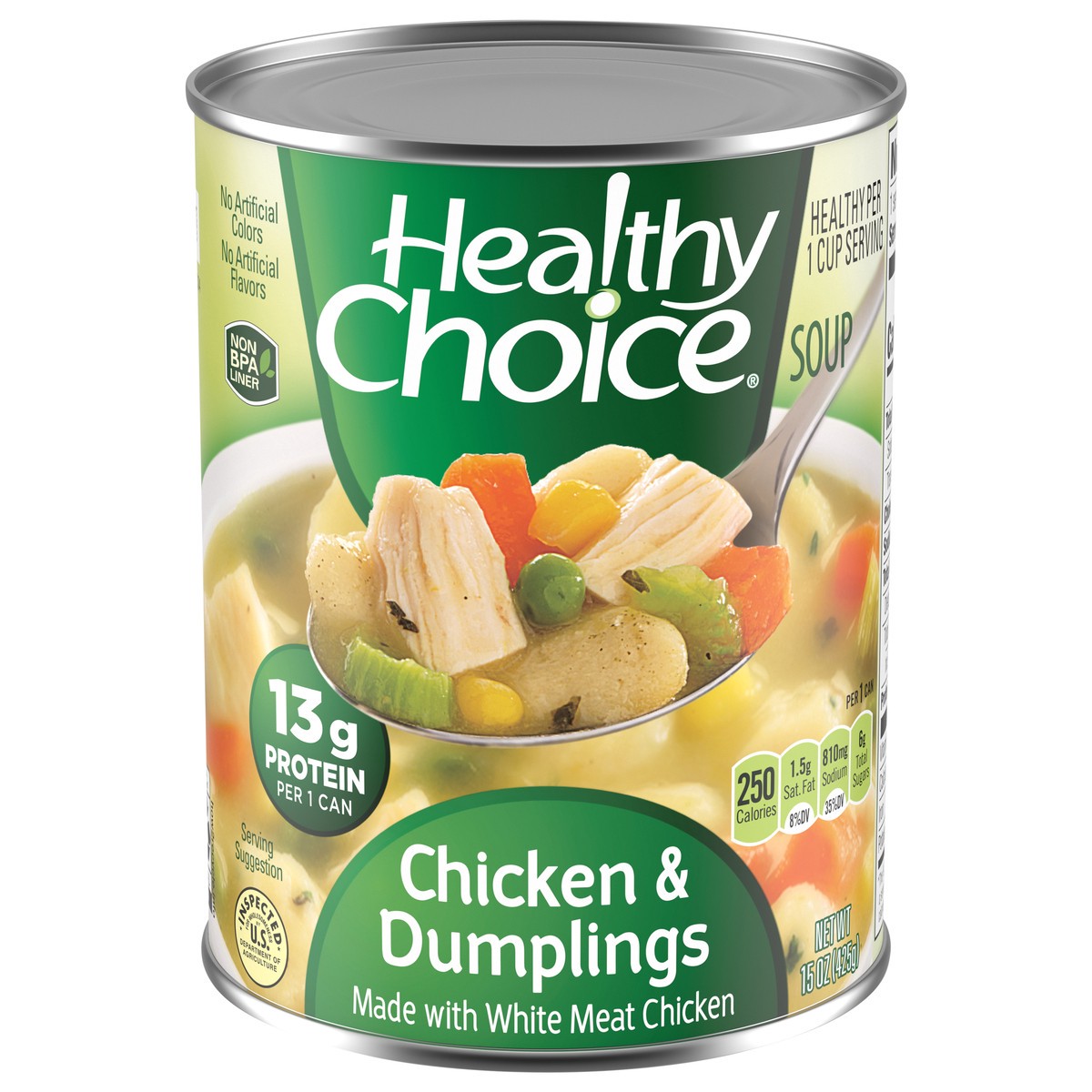 slide 1 of 5, Healthy Choice Chicken & Dumpling Soup 15 oz, 15 oz