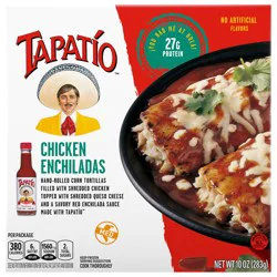 Tapatío™ Chicken Enchiladas with Tapatio Hot Sauce, Frozen Mexican Food, Protein Frozen Dish, 10 oz
