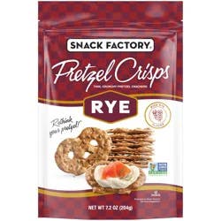 Snack Factory Rye Pretzel Crackers