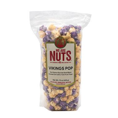 slide 1 of 1, We Are Nuts, Minnesota Vikings Popcorn, 15 oz