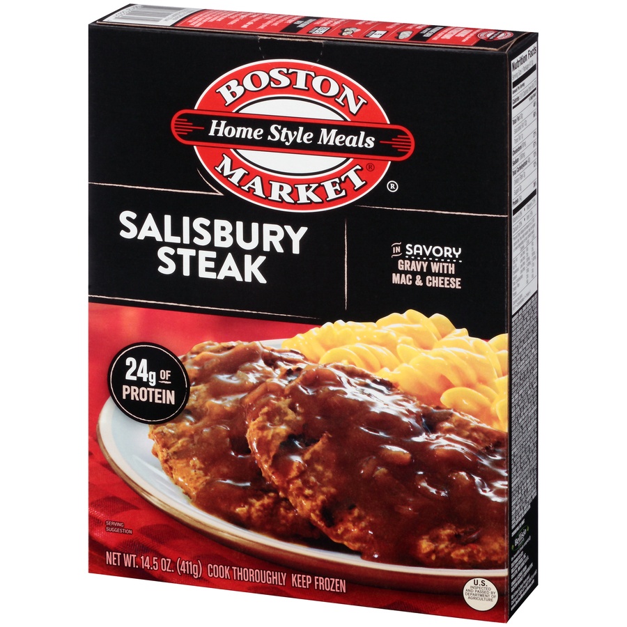 slide 3 of 8, Boston Market Home Style Meals Salisbury Steak, 14.5 oz