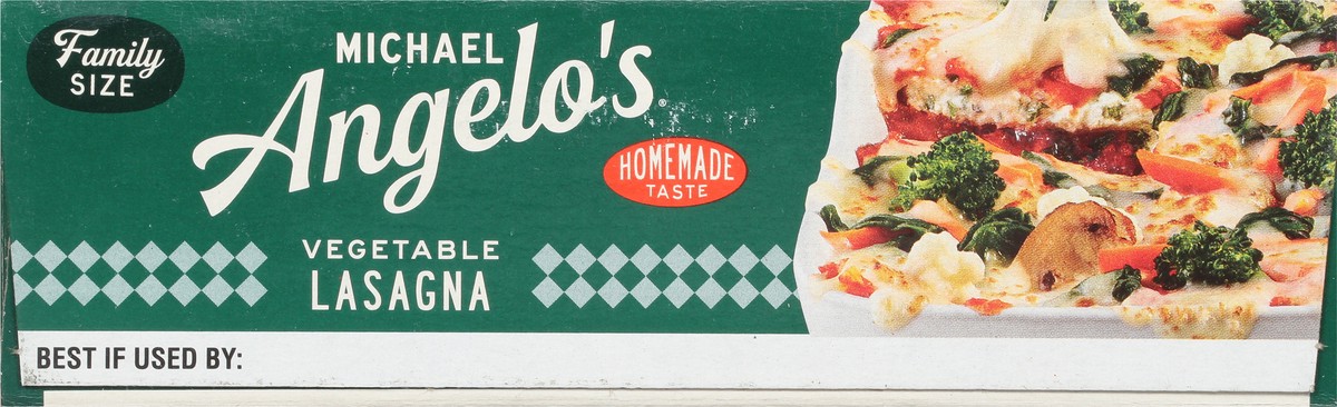 slide 3 of 9, Michael Angelo's Vegetable Lasagna Family Size 30 oz, 30 oz