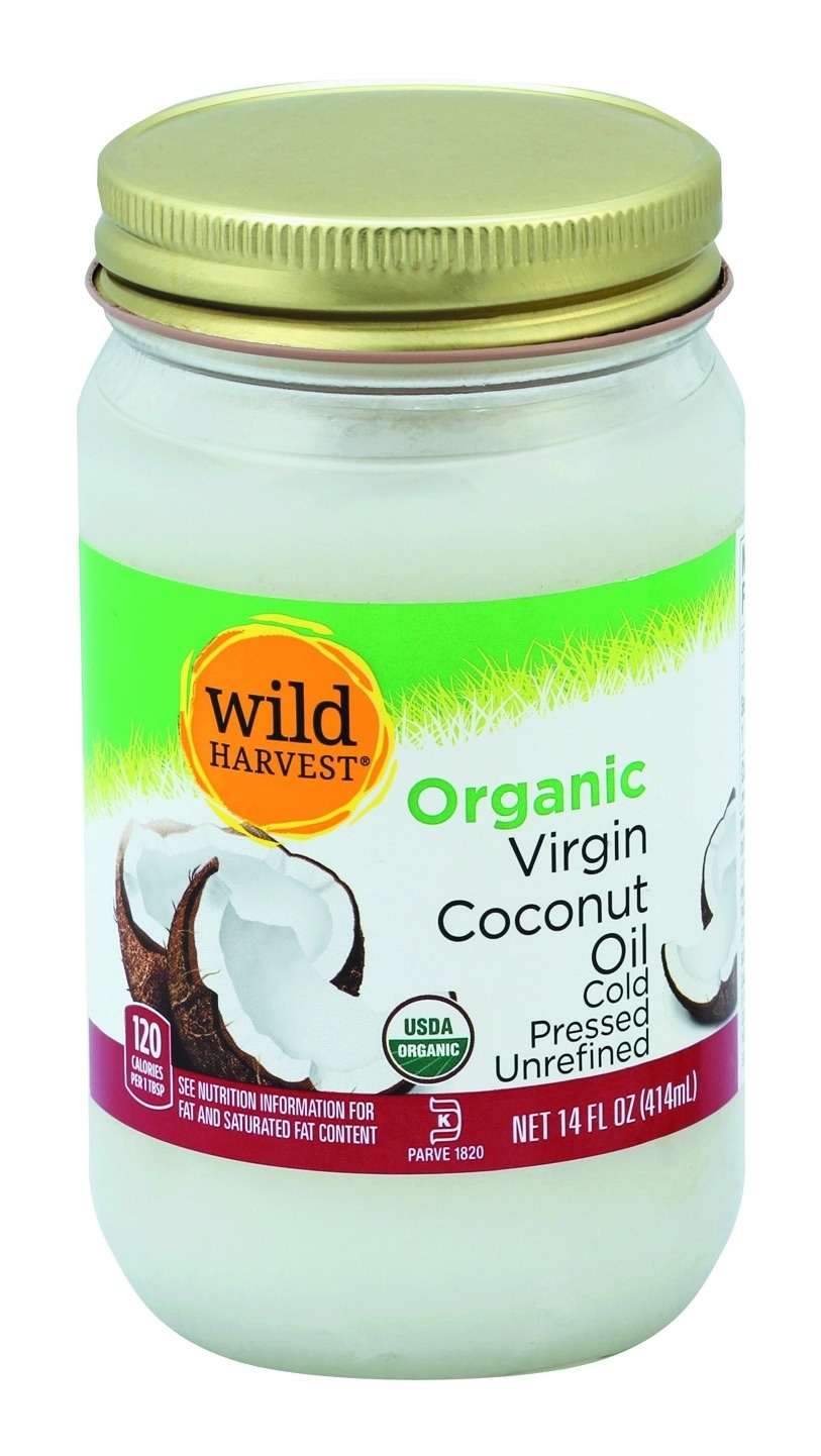 slide 1 of 1, Wild Harvest Organic Virgin Coconut Oil, 14 fl oz