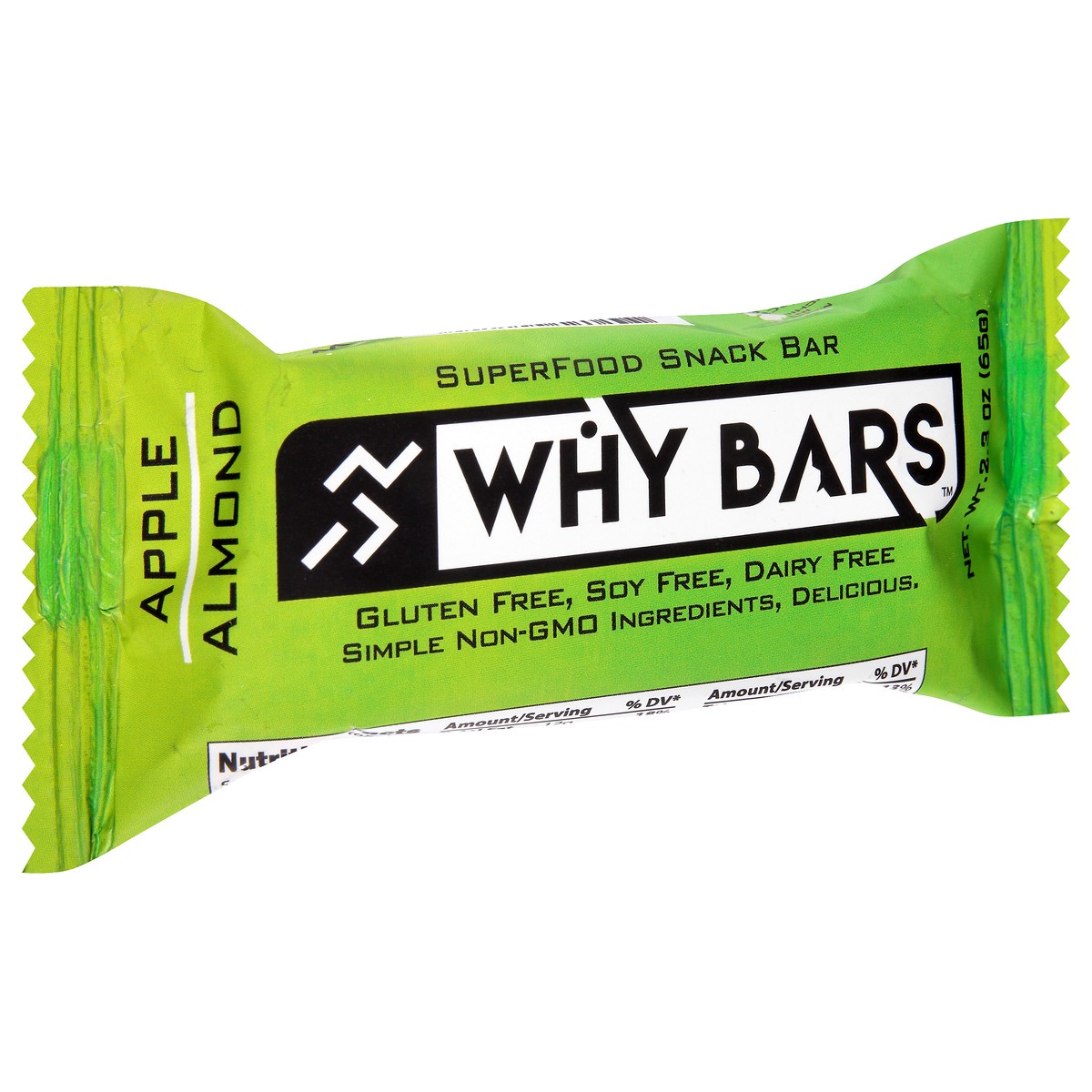 slide 4 of 9, Why Bars Apple Almond Superfood Snack Bar 2.3 oz, 2.3 oz