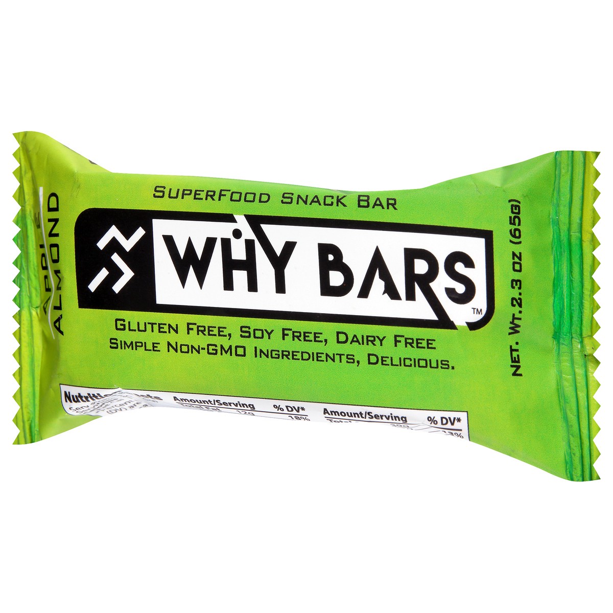 slide 8 of 9, Why Bars Apple Almond Superfood Snack Bar 2.3 oz, 2.3 oz