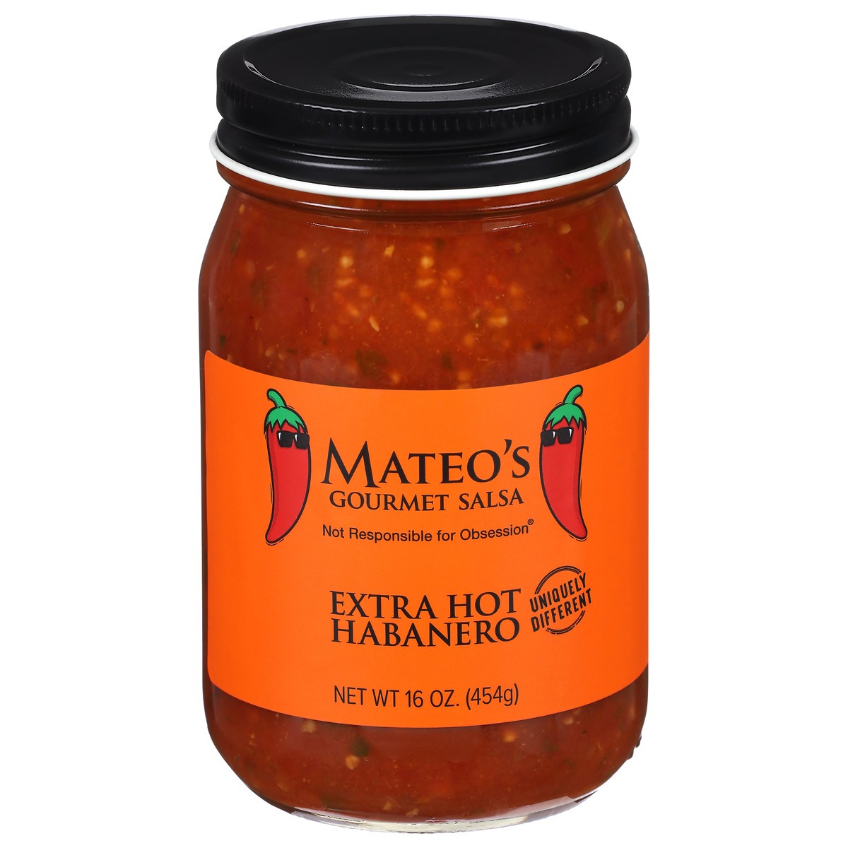 slide 1 of 15, Mateo's Extra Hot Habanero Gourmet Salsa 16 oz, 16 oz