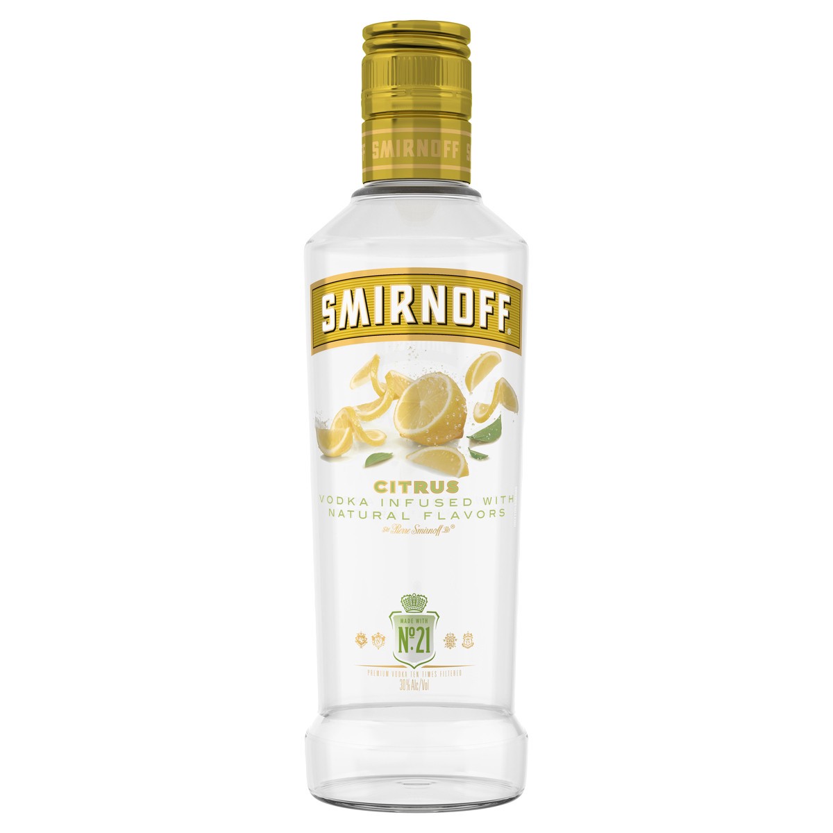 slide 1 of 3, Smirnoff Citrus Vodka, 375 ml