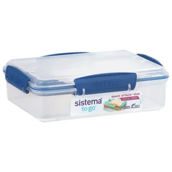 Sistema Food Storage Container, Snack Attack, Duo, 3.9 oz (975 ml)