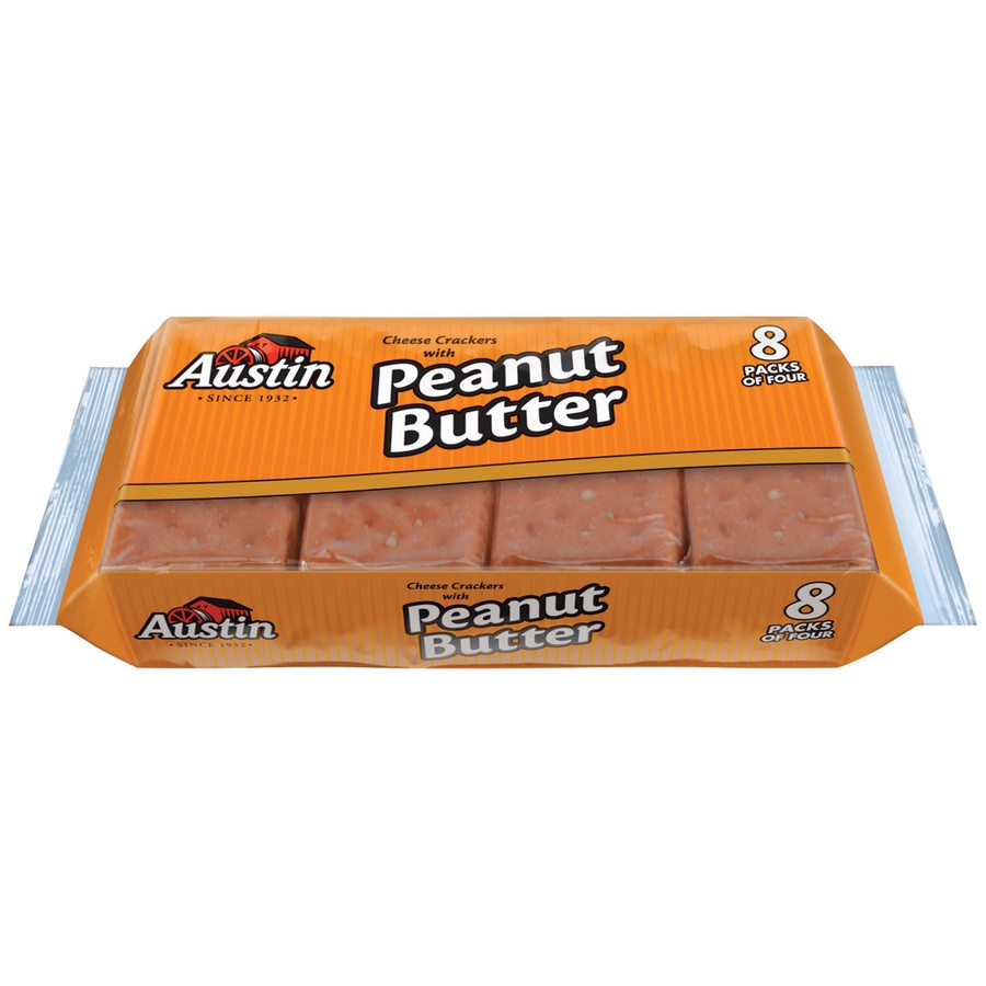 slide 1 of 1, Austin Cheese & Peanut Butter Cracker, 7.4 oz