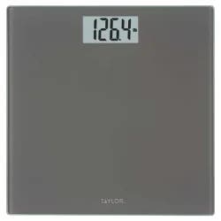 Taylor Digital Capacity Bathroom Scale/Charcoal/Glass