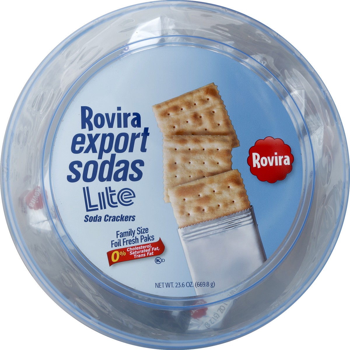 slide 2 of 7, Rovira Lite Crackers Bucket, 23 oz