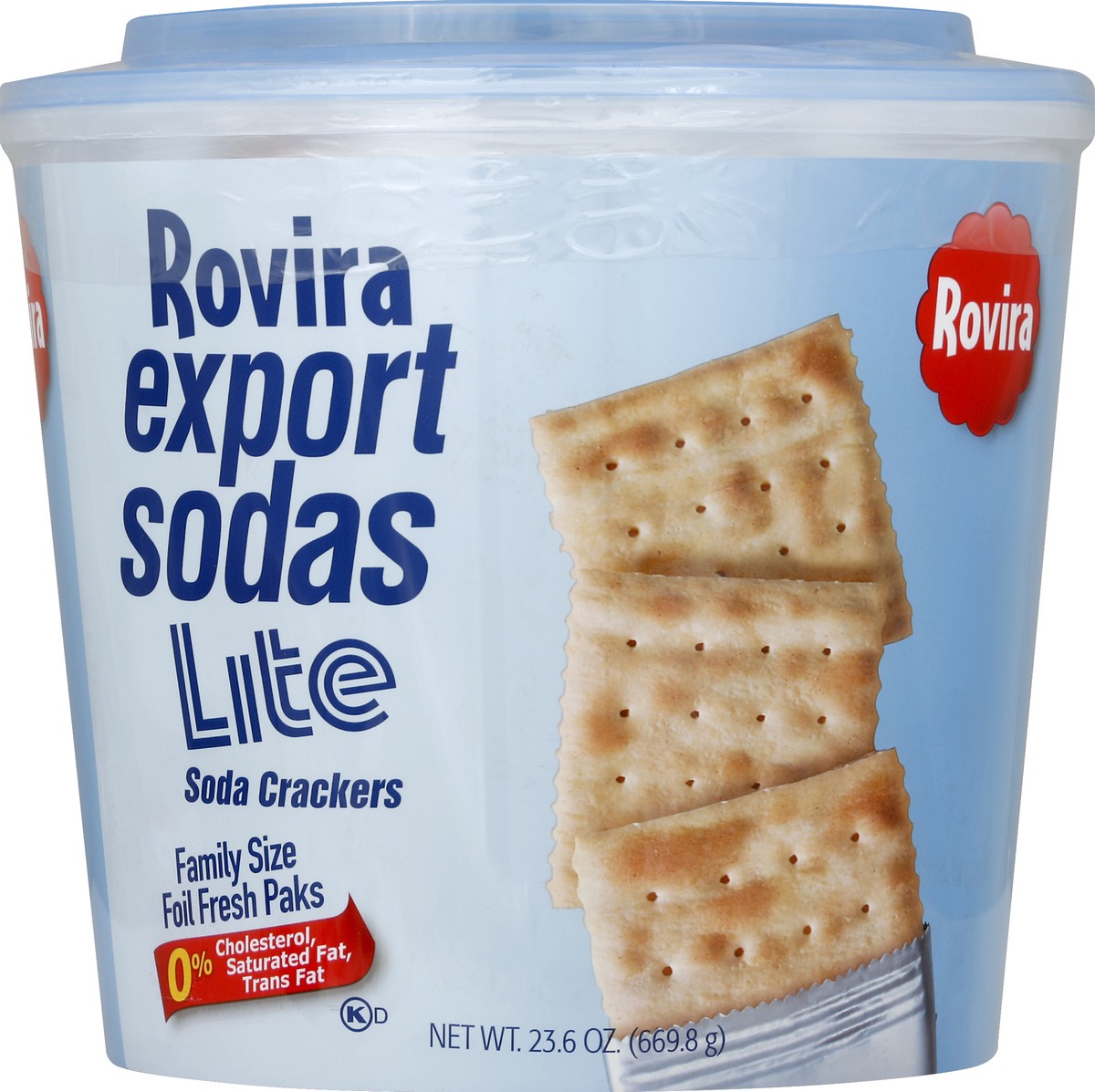 slide 5 of 7, Rovira Lite Crackers Bucket, 23 oz