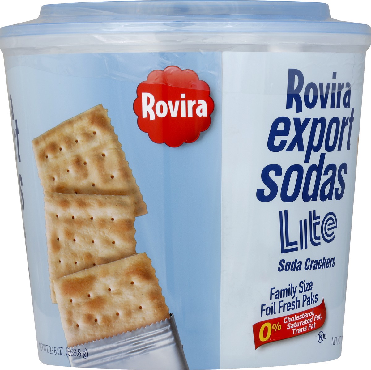 slide 6 of 8, Rovira Soda Cracker, Lite, Family Size, 23.6 oz