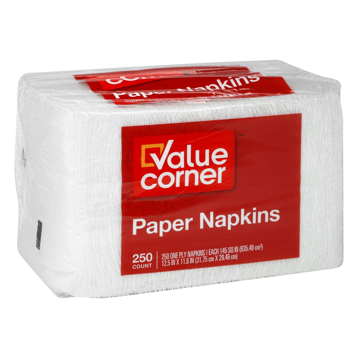 slide 10 of 10, Value Corner Paper Napkins One Ply, 200 ct