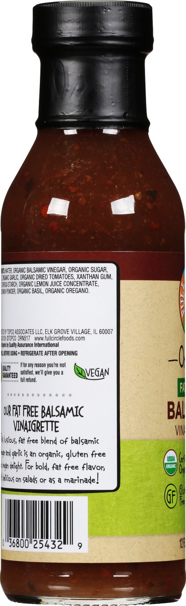 slide 5 of 13, Full Circle Market Organic Fat Free Balsamic Vinaigrette 12 fl oz, 12 fl oz