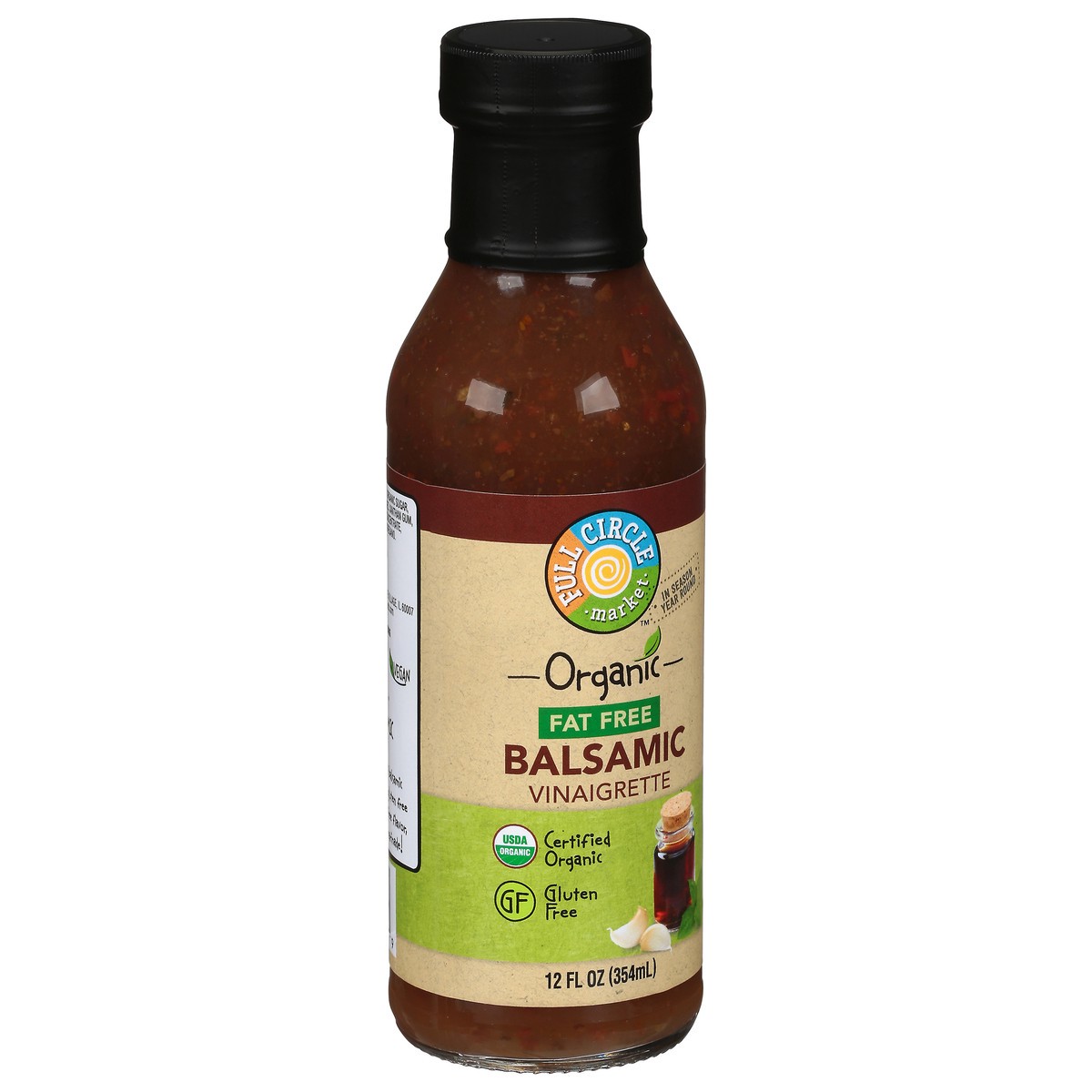 slide 9 of 13, Full Circle Market Organic Fat Free Balsamic Vinaigrette 12 fl oz, 12 fl oz