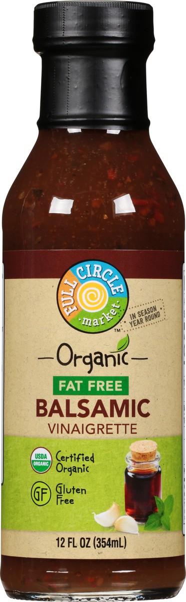 slide 2 of 13, Full Circle Market Organic Fat Free Balsamic Vinaigrette 12 fl oz, 12 fl oz