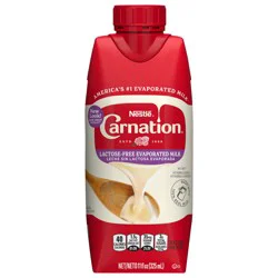 Nestlé Carnation Lactose-Free Evaporated Milk, Vitamin D Added, Shelf Milk, Evaporated Milk