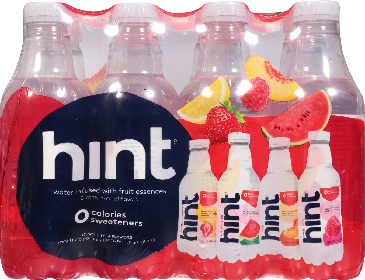 slide 8 of 9, Hint Assorted Water 12 - 16 fl oz Bottles, 12 ct