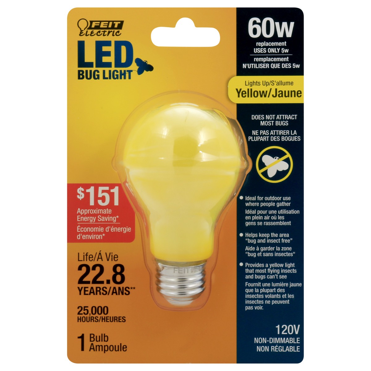 slide 2 of 7, Feit Electric Light Bulb 1 ea, 1 ct