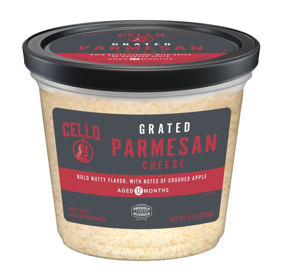 slide 1 of 1, Cello Grated Parmesan, 1 ct